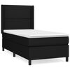 vidaXL &Kappa;&rho;&epsilon;&beta;ά&tau;&iota; Boxspring &mu;&epsilon; &Sigma;&tau;&rho;ώ&mu;&alpha; &Mu;&alpha;ύ&rho;&omicron; 80 x 200 &epsilon;&kappa;. &Upsilon;&phi;&alpha;&sigma;&mu;ά&tau;&iota;&nu;&omicron;