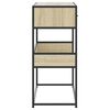 vidaXL Τραπέζι Κονσόλα Sonoma Δρυς 90x35x80 εκ. Επεξεργασμένο Ξύλο