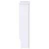 vidaXL Κάλυμμα Καλοριφέρ 2 pcs Λευκό 205x20.5x81.5cm Μηχανικά ξύλο