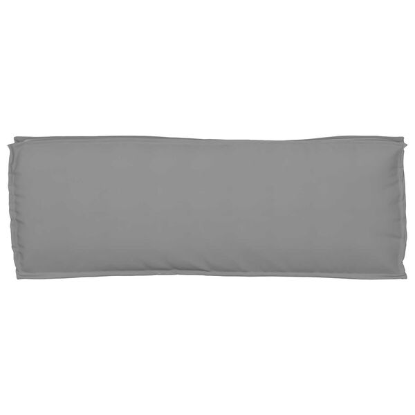 VidaXL Μαξιλάρι Παλέτας για Παγκάκι σε Γκρι, 110 x 40 x 8 εκ από Oxford Υφασμά