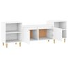 vidaXL Έπιπλο Τηλεόρασης Λευκό 160 x 35 x 55 εκ. Επεξεργασμένο Ξύλο