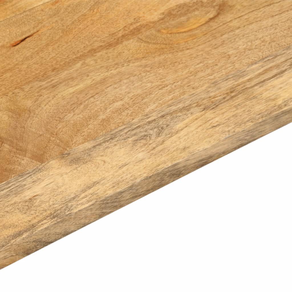 vidaXL Επιφάνεια Τραπεζιού Ορθογώνια 110x70x3,8 εκ. Μασίφ Ξύλο Μάνγκο