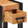 vidaXL Κομοδίνο με συρτάρι Καφέ 30 x 30 x 40 cm Μασίφ ξύλο ακακίας