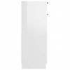 vidaXL Ντουλάπι Μπάνιου Γυαλιστερό Λευκό 32x33,5x90 εκ. Επεξεργ. Ξύλο