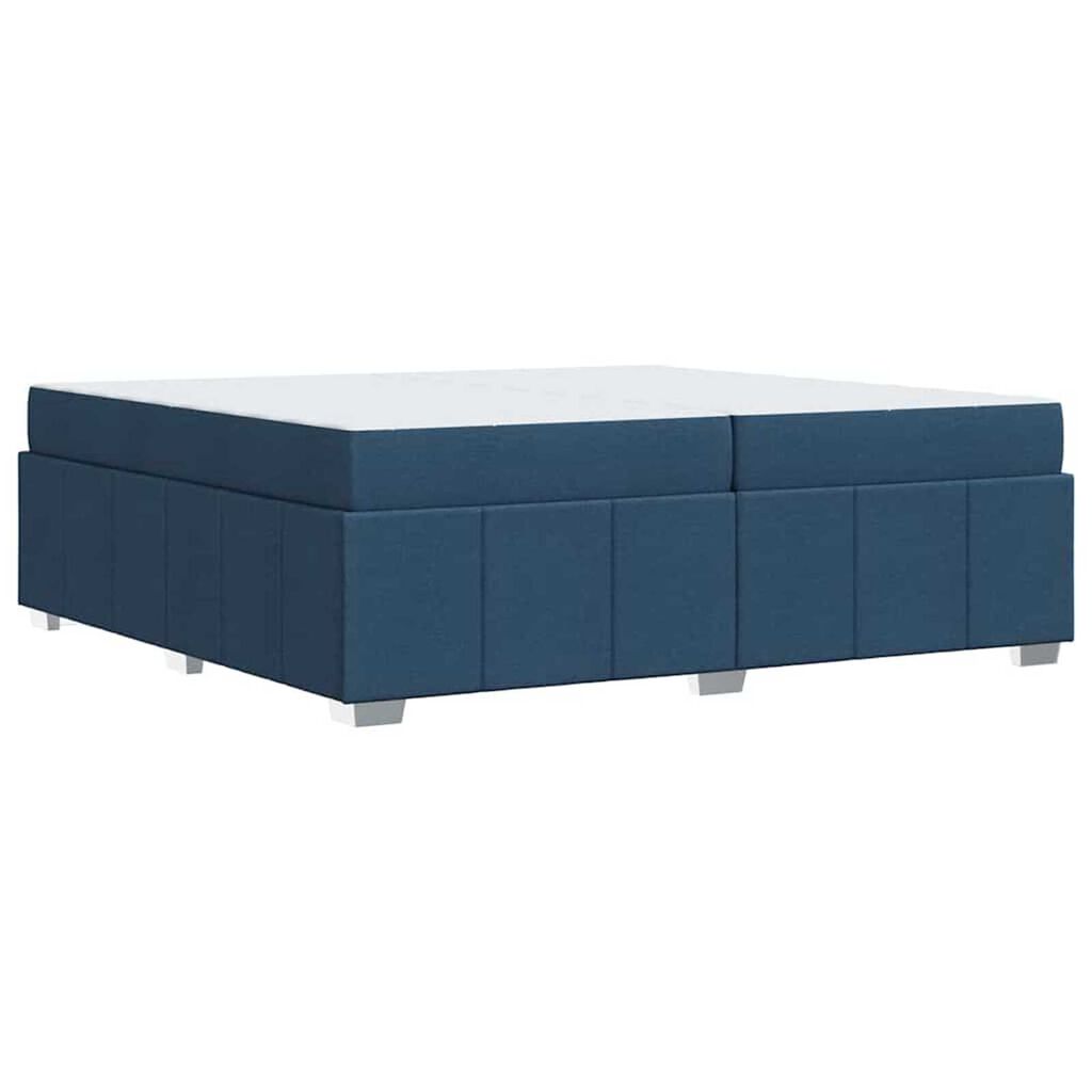 vidaXL Σκελετός Κρεβατιού Άλλο Μπλε 200 x 200 cm ύφασμα