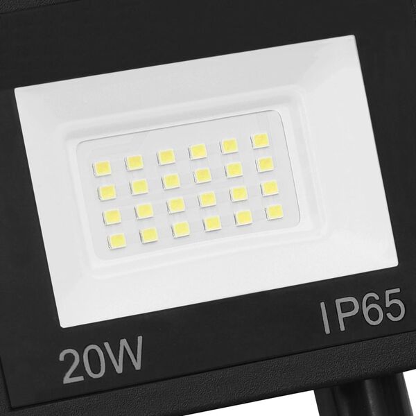 vidaXL Προβολέας LED με Αισθητήρα Θερμό Λευκό 20 W