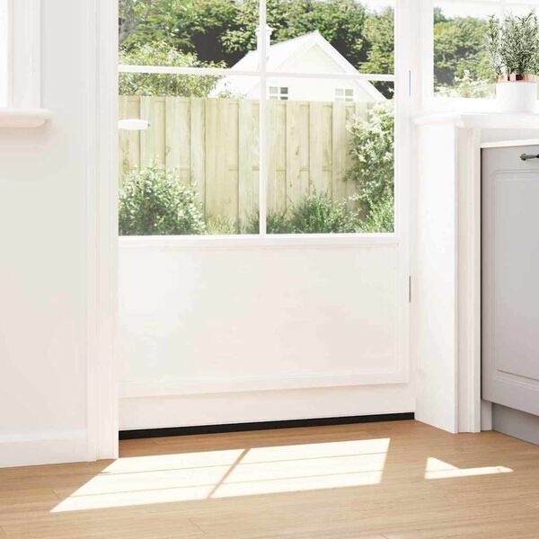 vidaXL Αυτοκόλλητες σφραγίδες πόρτας 2 pcs Λευκό 100 cm