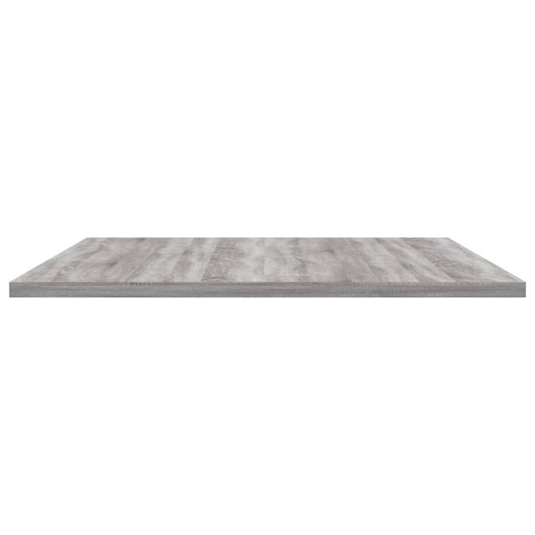 vidaXL Ράφια Τοίχου 4 τεμ. Γκρι Sonoma 80x50x1,5 εκ. Επεξεργ. Ξύλο