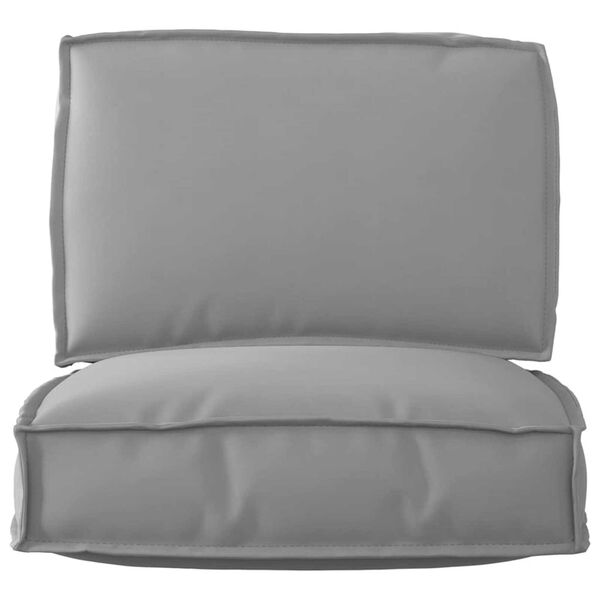 vidaXL Σετ Μαξιλαριών Πάγου 2 pcs Γκρι 60 x 60 x 12 cm Ύφασμα Oxford