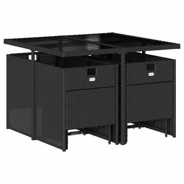 vidaXL &Sigma;&epsilon;&tau; &Tau;&rho;&alpha;&pi;&epsilon;&zeta;&alpha;&rho;ί&alpha;&sigmaf; &Kappa;ή&pi;&omicron;&upsilon; 9 &tau;&epsilon;&mu; &Mu;&alpha;ύ&rho;&omicron; &alpha;&pi;ό &Sigma;&upsilon;&nu;&theta;. &Rho;&alpha;&tau;ά&nu; &mu;&epsilon; &Mu;&alpha;&xi;&iota;&lambda;ά&rho;&iota;&alpha;