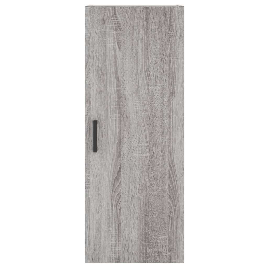 vidaXL Μπουφές Sonoma Γκρι 34,5 x 34 x 180 εκ. από Επεξεργασμένο Ξύλο