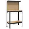 vidaXL &Epsilon;&rho;&gamma;&alpha;&sigma;&tau;&eta;&rho;&iota;&alpha;&kappa;ό&sigmaf; &pi;ά&gamma;&kappa;&omicron;&sigmaf; &mu;&epsilon; &rho;ά&phi;&iota; &Mu;&alpha;ύ&rho;&omicron; 81 x 41 x 145 &epsilon;&kappa;.