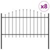 vidaXL &Phi;&rho;ά&chi;&tau;&eta;&sigmaf; &Kappa;ή&pi;&omicron;&upsilon; 8 pcs &Gamma;&kappa;&rho;&iota; 170 x 140 &epsilon;&kappa;