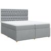 vidaXL &Kappa;&rho;&epsilon;&beta;ά&tau;&iota; Boxspring &mu;&epsilon; &Sigma;&tau;&rho;ώ&mu;&alpha; &Alpha;&nu;&omicron;&iota;&chi;&tau;ό &Gamma;&kappa;&rho;&iota; 200x200 &epsilon;&kappa;. &Upsilon;&phi;&alpha;&sigma;&mu;ά&tau;&iota;&nu;&omicron;
