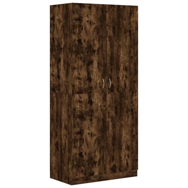 vidaXL Ντουλάπα Καπνιστή Δρυς 90 x 52 x 200 εκ. από Επεξεργασμένο Ξύλο