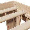 vidaXL Σκελετός Κρεβατιού Χωρίς Στρώμα 100x200 εκ. Μασίφ Πεύκο
