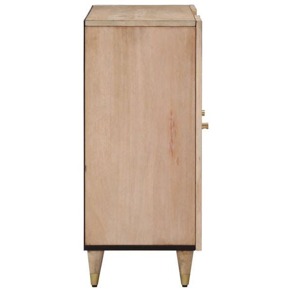vidaXL Βοηθητικό Ντουλάπι 90 x 33 x 75 εκ. από Μασίφ Ξύλο Μάνγκο