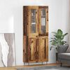 vidaXL Highboard 2 pcs &Pi;&alpha;&lambda;&iota;ό &xi;ύ&lambda;&omicron; &Epsilon;&pi;&epsilon;&xi;&epsilon;&rho;&gamma;&alpha;&sigma;&mu;έ&nu;&omicron; &xi;ύ&lambda;&omicron;