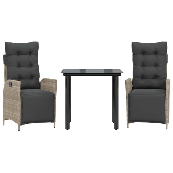 vidaXL &Sigma;&epsilon;&tau; &Tau;&rho;&alpha;&pi;&epsilon;&zeta;&alpha;&rho;ί&alpha;&sigmaf; &Kappa;ή&pi;&omicron;&upsilon; 3 &tau;&epsilon;&mu;. &Alpha;&nu;. &Gamma;&kappa;&rho;&iota; &Sigma;&upsilon;&nu;&theta;. &Rho;&alpha;&tau;ά&nu; &mu;&epsilon; &Mu;&alpha;&xi;&iota;&lambda;ά&rho;&iota;&alpha;