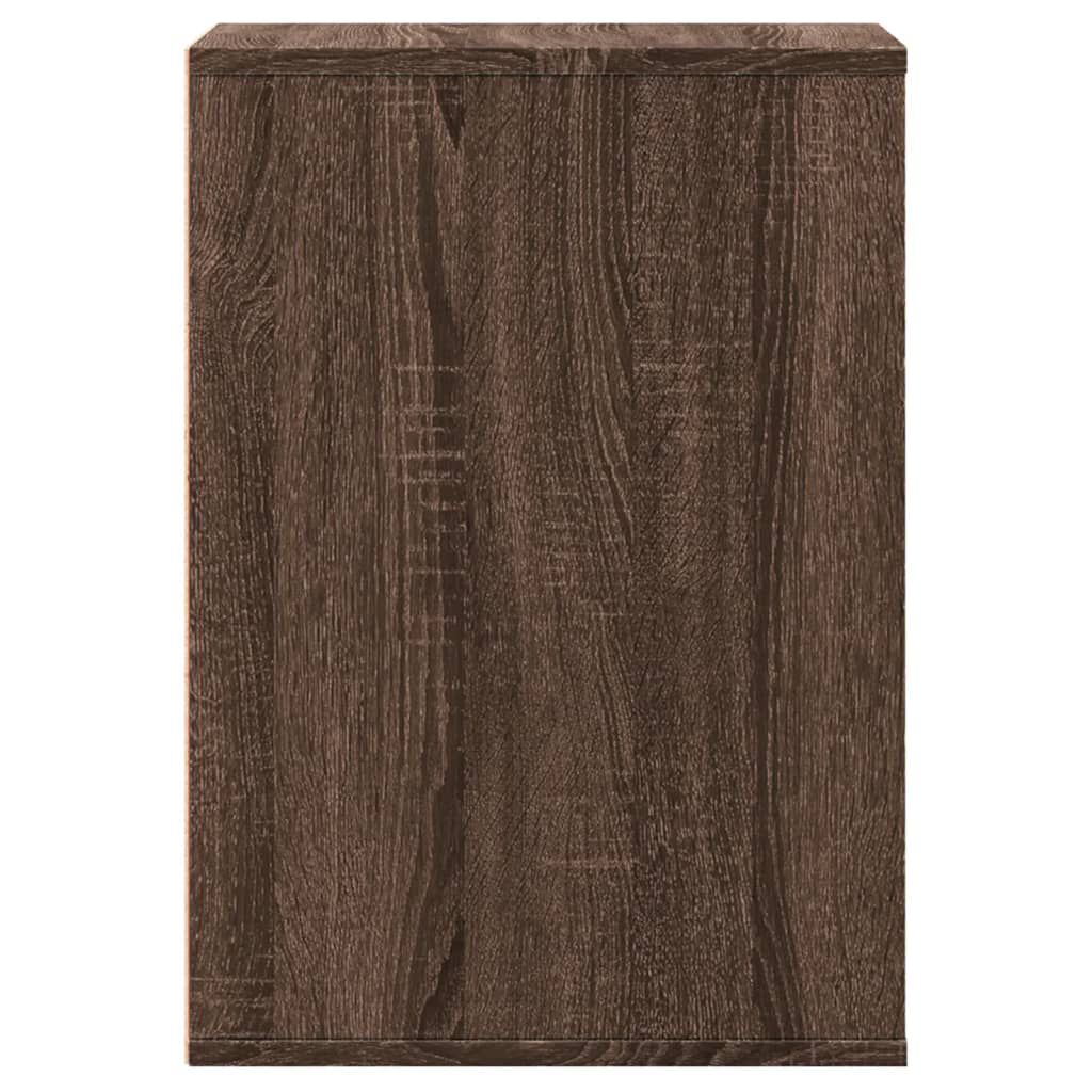 vidaXL Συρταριέρα Καφέ Δρυς 40x41x58 εκ. από Επεξεργ. Ξύλο