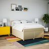 vidaXL &Kappa;&rho;&epsilon;&beta;ά&tau;&iota; Boxspring &mu;&epsilon; &Sigma;&tau;&rho;ώ&mu;&alpha; &Kappa;&rho;&epsilon;&mu; 160x200 &epsilon;&kappa;. &Upsilon;&phi;&alpha;&sigma;&mu;ά&tau;&iota;&nu;&omicron;