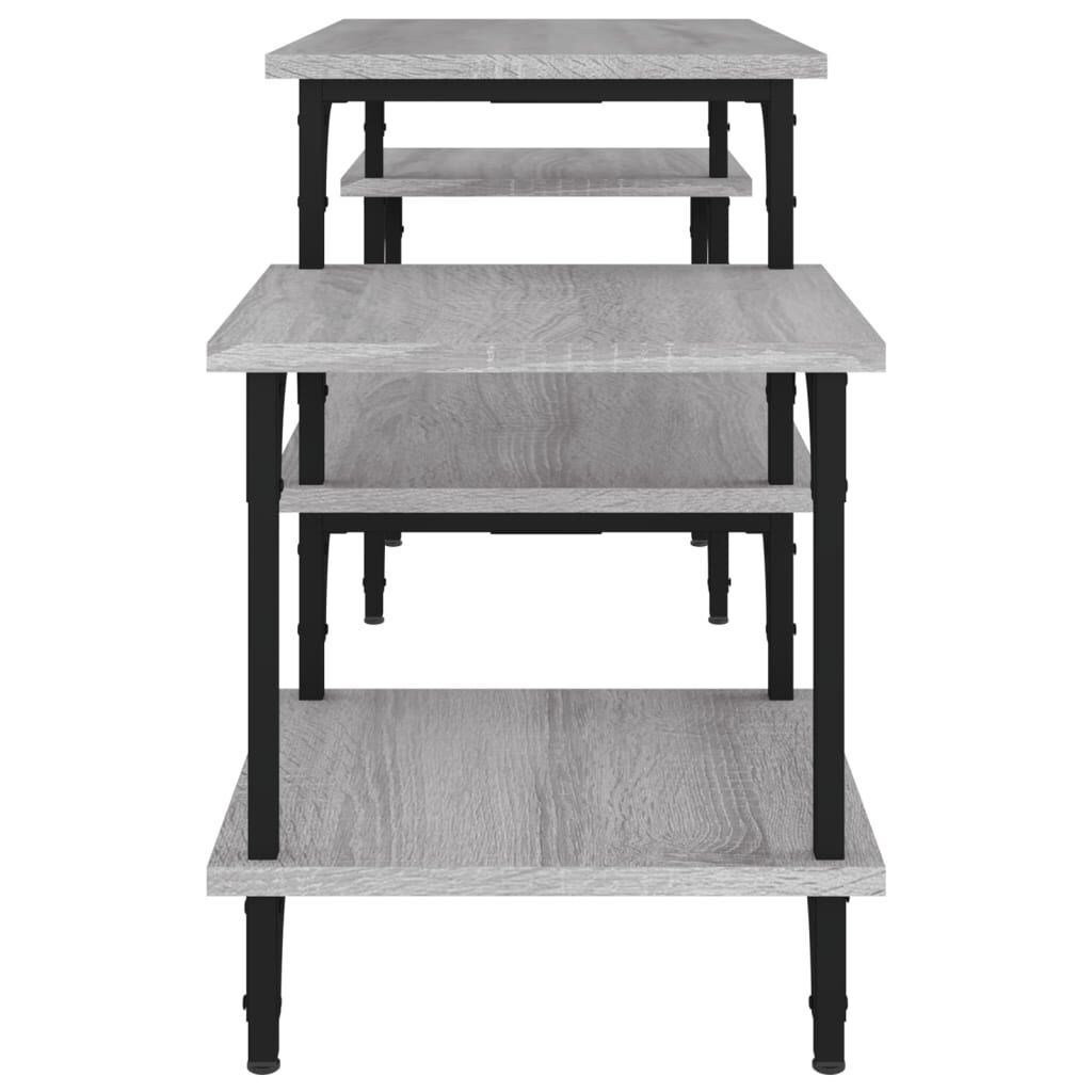 vidaXL Έπιπλο Τηλεόρασης Γκρι Sonoma 117x35x52 εκ. Επεξεργασμένο Ξύλο