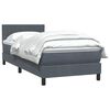 vidaXL &Kappa;&rho;&epsilon;&beta;ά&tau;&iota; Boxspring &mu;&epsilon; &Sigma;&tau;&rho;ώ&mu;&alpha; &Sigma;&kappa;&omicron;ύ&rho;&omicron; &Gamma;&kappa;&rho;&iota; 90x220 &epsilon;&kappa;. &Beta;&epsilon;&lambda;&omicron;ύ&delta;&iota;&nu;&omicron;
