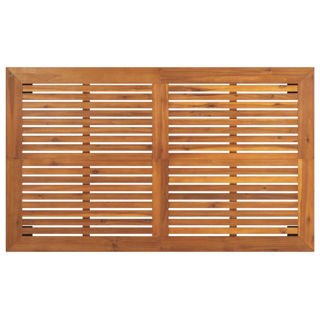 vidaXL Τραπέζι Κήπου 150 x 90 x 75 εκ. από Μασίφ Ξύλο Ακακίας