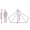 vidaXL Σκηνή Οικογενειακή Tipi 7 Ατόμων Αδιάβροχη Πράσινη