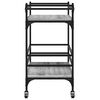 vidaXL Τρόλεϊ Κουζίνας Sonoma Γκρι 82x40x78,5 εκ. Επεξεργασμένο Ξύλο