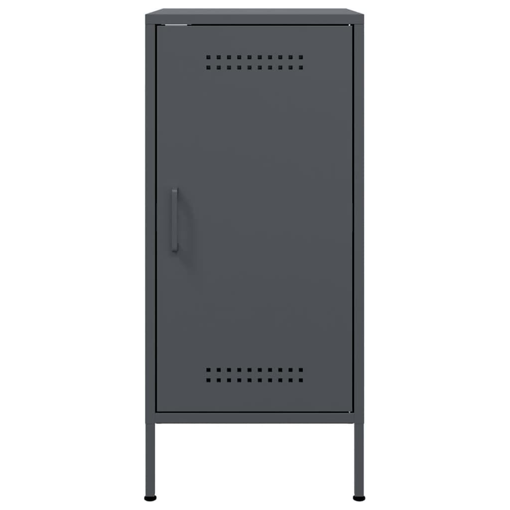 vidaXL Ντουλάπι Ανθρακί 36x39x79 εκ. από Χάλυβα