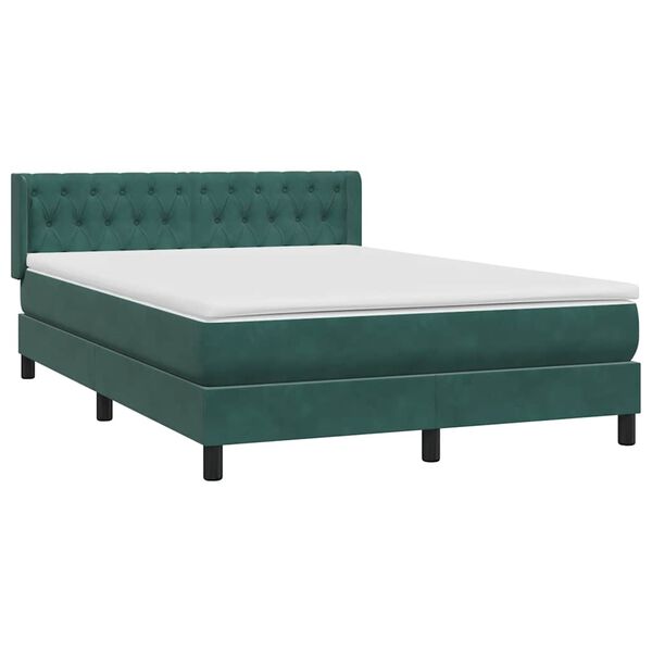 vidaXL &Kappa;&rho;&epsilon;&beta;ά&tau;&iota; Boxspring &mu;&epsilon; &Sigma;&tau;&rho;ώ&mu;&alpha; &Sigma;&kappa;&omicron;ύ&rho;&omicron; &Pi;&rho;ά&sigma;&iota;&nu;&omicron; 160x210&epsilon;&kappa;. &Beta;&epsilon;&lambda;&omicron;ύ&delta;&iota;&nu;&omicron;