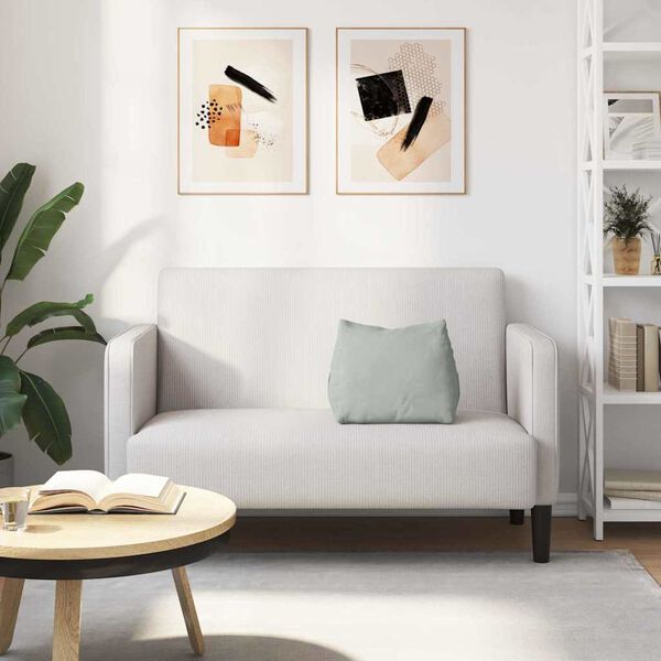 vidaXL Μαξιλάρι Πλάτης Ανοιχτό γκρι 45 x 20 x 35 εκ.