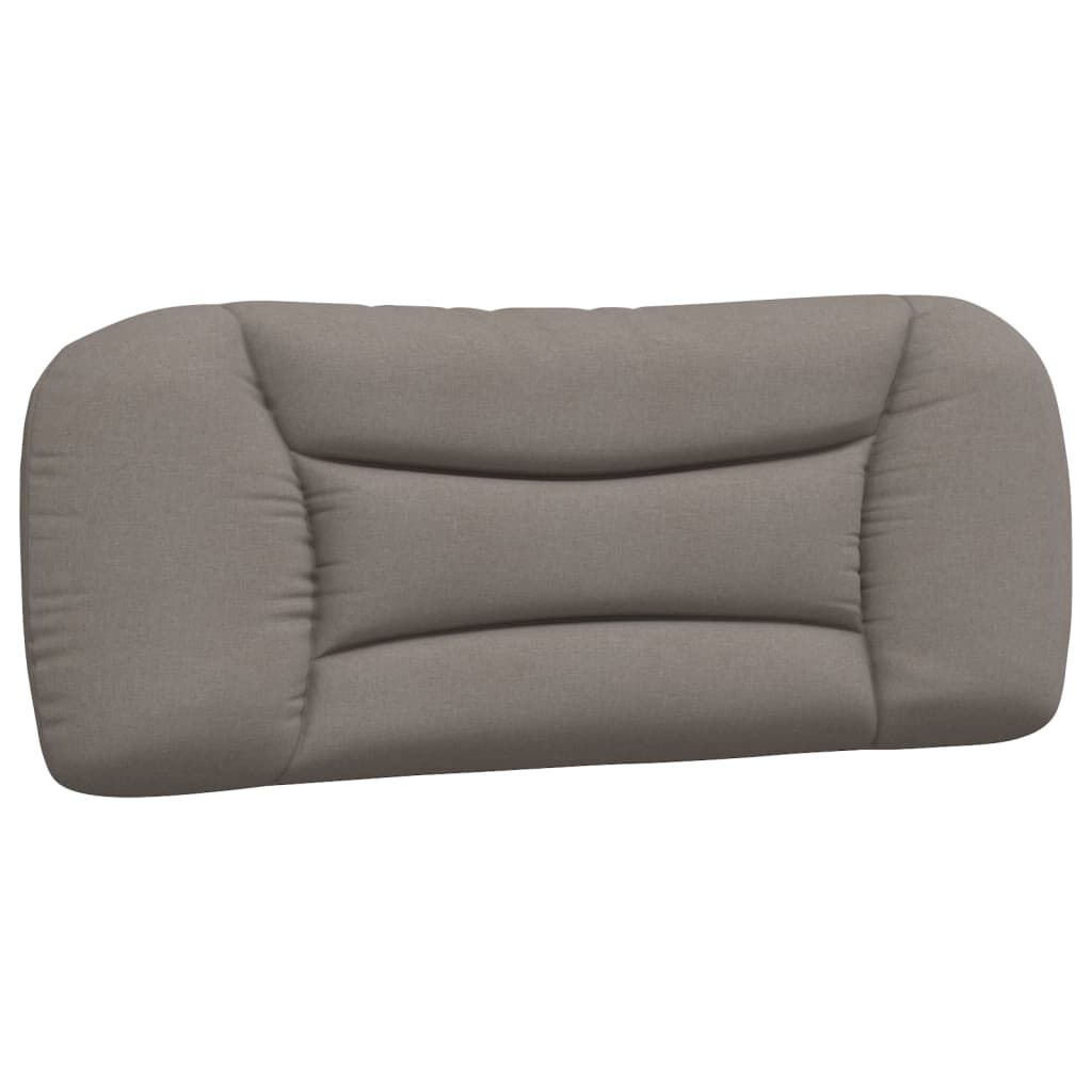 vidaXL Σκελετός Κρεβατιού Χωρίς Στρώμα Taupe 100 x 200 εκ. Υφασμάτινο