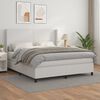 vidaXL &Kappa;&rho;&epsilon;&beta;ά&tau;&iota; Boxspring &mu;&epsilon; &Sigma;&tau;&rho;ώ&mu;&alpha; &Lambda;&epsilon;&upsilon;&kappa;ό 180x200 &epsilon;&kappa;. &Sigma;&upsilon;&nu;&theta;&epsilon;&tau;&iota;&kappa;ό &Delta;έ&rho;&mu;&alpha;