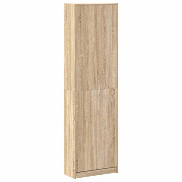 vidaXL Ντουλάπι Sonoma Δρυς 55 x 25 x 189 εκ. Επεξεργασμένο ξύλο