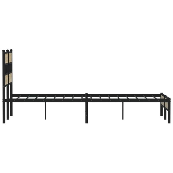 vidaXL Πλαίσιο Κρεβατιού Χωρ. Στρώμα Sonoma Δρυς 120x200εκ. Επ. Ξύλο