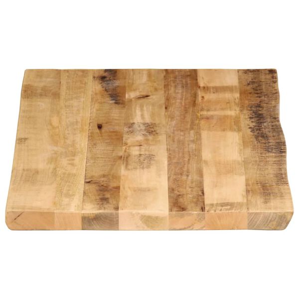 vidaXL Επιφάνεια Τραπεζιού 110x60x2,5 εκ. Live Edge Μασίφ Ξύλο Μάνγκο