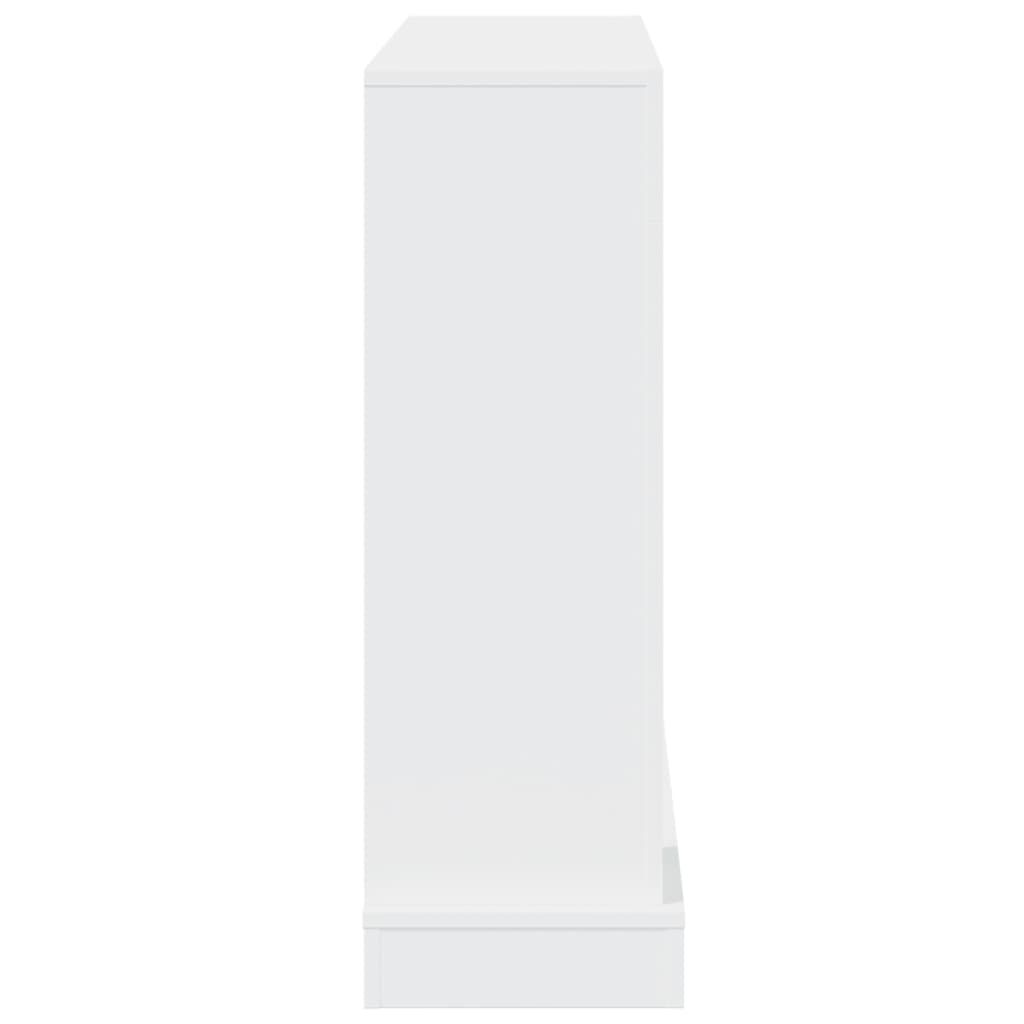 vidaXL Πλαίσιο Τζακιού Λευκό 100x30x87,5 εκ. από Επεξ. Ξύλο