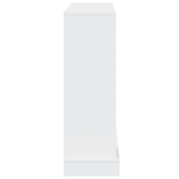vidaXL Πλαίσιο Τζακιού Λευκό 100x30x87,5 εκ. από Επεξ. Ξύλο