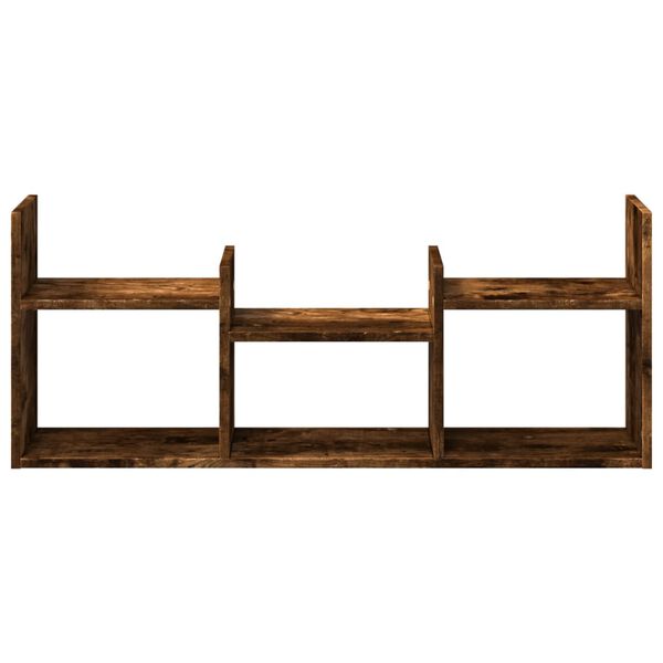 vidaXL Ντουλάπι Τοίχου Καπνιστή Δρυς 100x18x40 εκ. Επεξεργασμένο Ξύλο