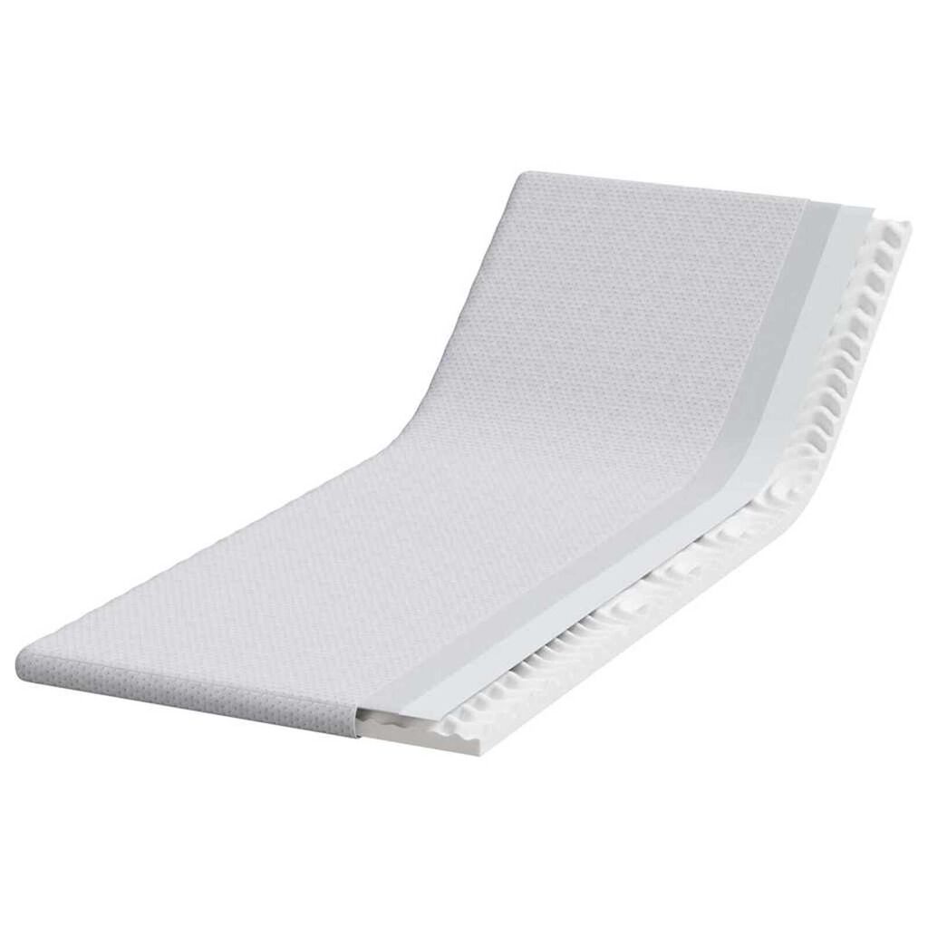 vidaXL Στρώματα Λευκό 70 x 200 cm 100% ύφασμα πολυεστέρα με τζακάρ
