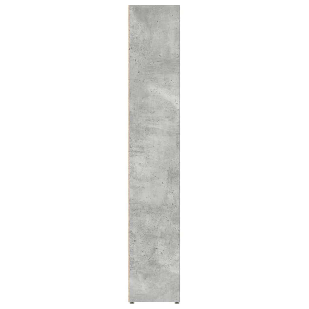 vidaXL Έπιπλα CD 2 τεμ. Γκρι Σκυροδέματος 21x16x93,5 εκ. Μοριοσανίδα
