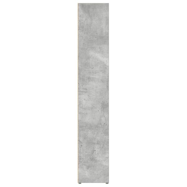 vidaXL Έπιπλα CD 2 τεμ. Γκρι Σκυροδέματος 21x16x93,5 εκ. Μοριοσανίδα