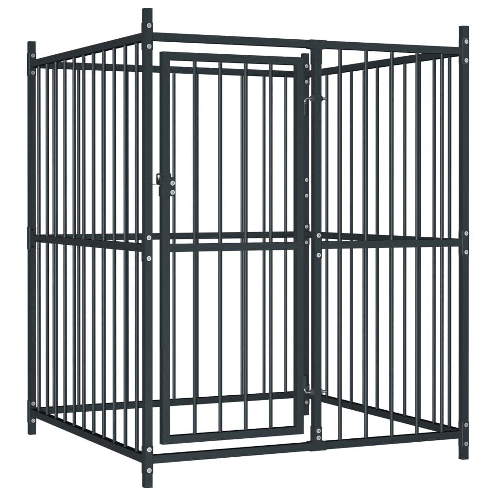 vidaXL Κλουβί Σκύλου Εξωτερικού Χώρου 120 x 120 x 150 εκ.