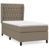 vidaXL &Kappa;&rho;&epsilon;&beta;ά&tau;&iota; Boxspring &mu;&epsilon; &Sigma;&tau;&rho;ώ&mu;&alpha; Taupe 90x190 &epsilon;&kappa;.&Upsilon;&phi;&alpha;&sigma;&mu;ά&tau;&iota;&nu;&omicron;
