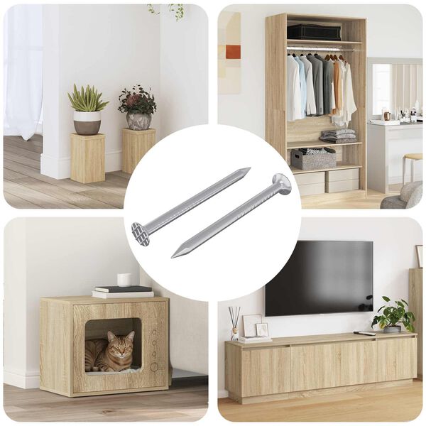 vidaXL &Beta;ί&delta;&epsilon;&sigmaf; &Epsilon;&pi;&iota;&beta;&epsilon;&beta;&alpha;ί&omega;&sigma;&eta;&sigmaf; 2 pcs &Alpha;&sigma;&eta;&mu;ί &Oslash;5 x 40 mm &Mu;έ&tau;&alpha;&lambda;&lambda;&omicron;