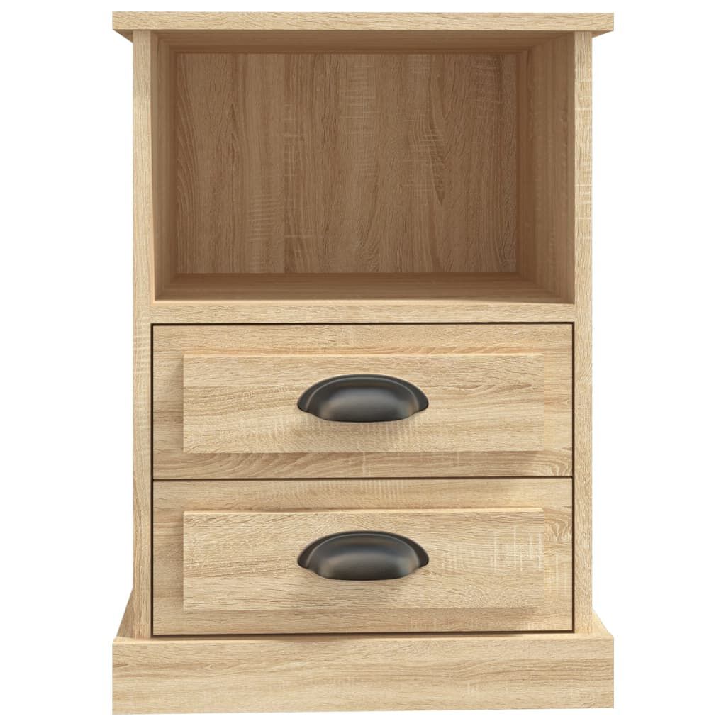 vidaXL Κομοδίνα 2 τεμ. Sonoma Δρυς 43x36x60 εκ.