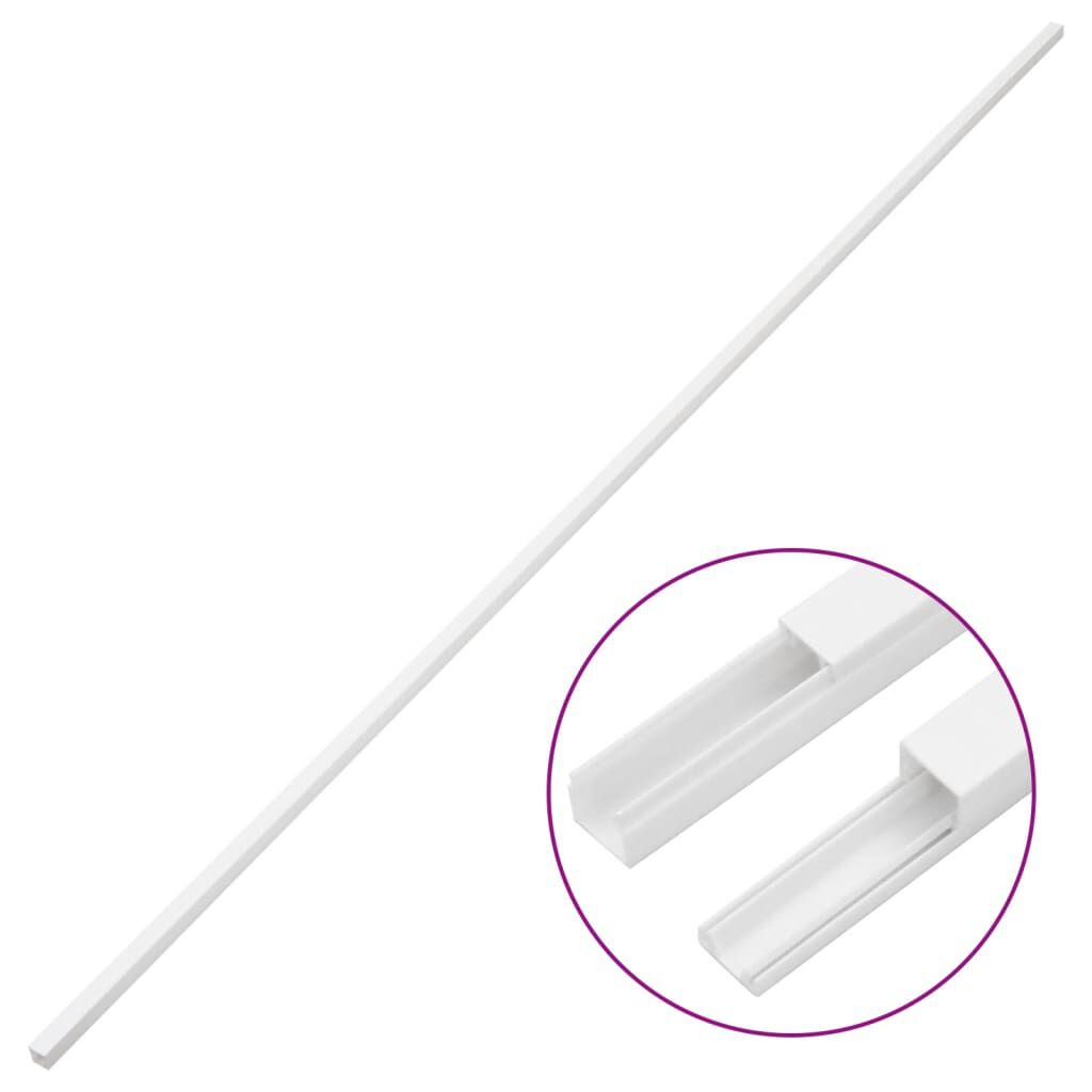 vidaXL Κανάλι Καλωδίων 20 x 10 χιλ. 10 μ. από PVC