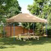 vidaXL Τέντα Εκδηλώσεων Πτυσσόμενη Pop-Up Μπεζ 440x292x315 εκ.